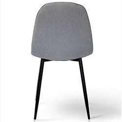 Фото Стілець Марс Grace Чорний + Тканина Сіра
