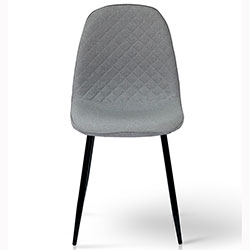 Фото Стілець Марс Grace Чорний + Тканина Сіра