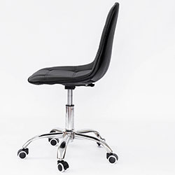 Фото Стілець комп’ютерний Марсель Office Шкірзамінник Чорний