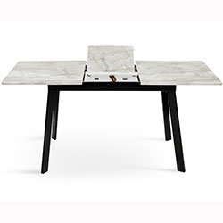 Фото Стіл обідній Соло Фіджі Чорний + Базальт