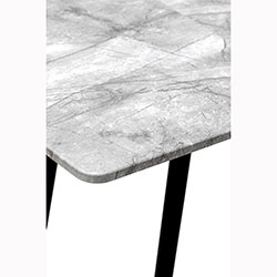 Фото Стіл обідній Соло Фіджі Чорний + Базальт