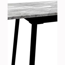 Фото Стіл обідній Соло Фіджі Чорний + Базальт