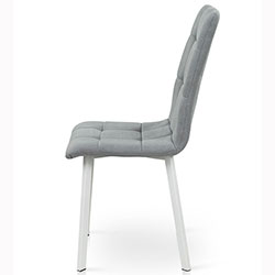 Фото Стілець Трініті Фіджі Білий + Світло-Сірий Аляска 08