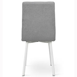 Фото Стілець Трініті Фіджі Білий + Світло-Сірий Аляска 08