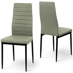 Фото Стілець Ріо Grace Чорний + Світло-Сірий