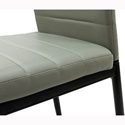 Фото Стілець Ріо Grace Чорний + Світло-Сірий