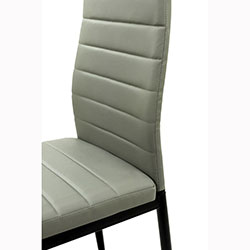 Фото Стілець Ріо Grace Чорний + Світло-Сірий