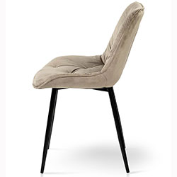 Фото Стілець Прадо Grace Чорний + Мокрий Пісок