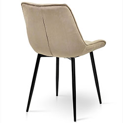 Фото Стілець Прадо Grace Чорний + Мокрий Пісок