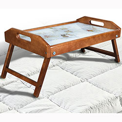 Столик для сніданку Скло Квіти Яблуні