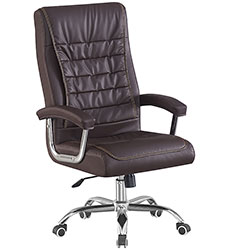 Фото Стілець комп’ютерний Турбо Office Коричневий