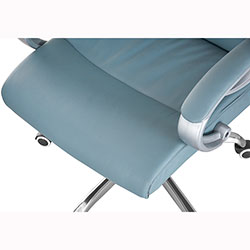 Фото Стілець комп’ютерний Ентер Лайт Office Сіро-Блакитний