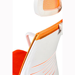 Фото Стілець комп’ютерний Зум Office Orange