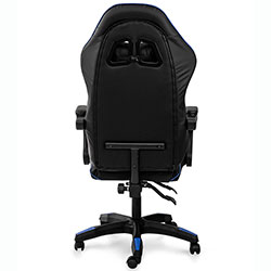 Фото Стілець комп’ютерний Слім Office Чорний + Синій