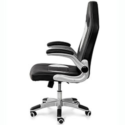 Фото Стілець комп’ютерний Плей Office Чорний + Білий