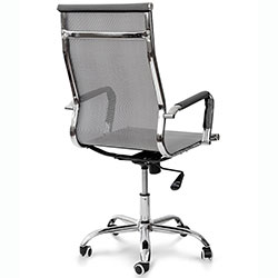 Фото Стілець офісний Нетворк Office PVC сітка Сірий