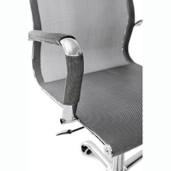 Фото Стілець офісний Нетворк Office PVC сітка Сірий