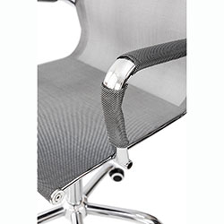 Фото Стілець офісний Нетворк Office PVC сітка Сірий