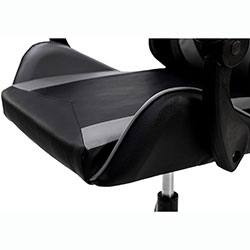 Фото Стілець комп’ютерний Слім Office Чорний + Сірий