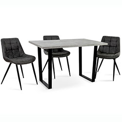 Фото Стіл обідній Кентуккі Дуб Індастріал