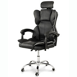 Фото Стілець комп’ютерний Блогер Office Чорний