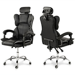 Фото Стілець комп’ютерний Блогер Office Чорний