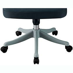 Фото Стілець комп’ютерний Джет Office Темно-Сірий + Аква