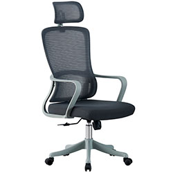 Стілець комп’ютерний Страйк Office Сірий