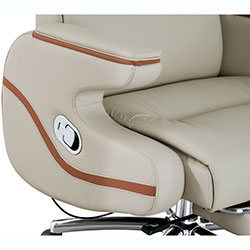 Фото Стілець комп’ютерний Мустанг Office Кремовий