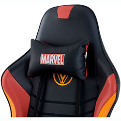 Фото Стілець геймерський Марвел Office Чорний + Помаранчевий