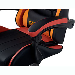 Фото Стілець геймерський Марвел Office Чорний + Помаранчевий