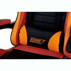 Фото Стілець геймерський Марвел Office Чорний + Помаранчевий