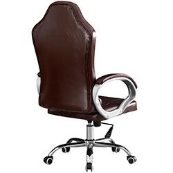 Фото Стілець геймерський Флекс Office Темно-коричневий