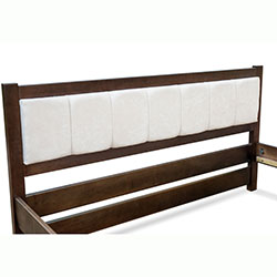 Фото Ліжко Еріка Затишок 120х200 Горіх Темний