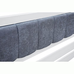 Фото Ліжко Еріка Затишок 90х200 Білий