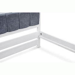 Фото Ліжко Еріка Затишок 90х200 Білий