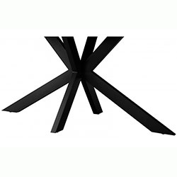 Фото Стіл обідній розкладний Квант Чорний + Кераміка Шекспір Грей Grace