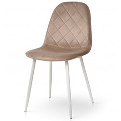 Фото Стілець Ембер-L Grace Білий + Бежевий