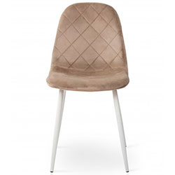 Фото Стілець Ембер-L Grace Білий + Бежевий