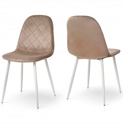 Фото Стілець Ембер-L Grace Білий + Бежевий