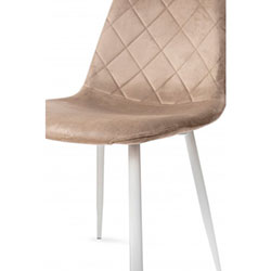 Фото Стілець Ембер-L Grace Білий + Бежевий
