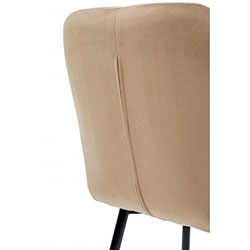 Фото Стілець Леон Grace Чорний Велюр Капучіно