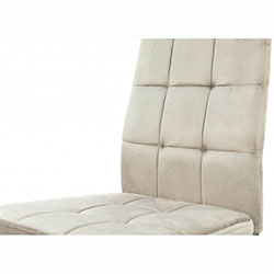 Фото Стілець Айс Grace Чорний + Велюр Мокрий пісок