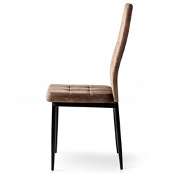 Фото Стілець Айс Grace Чорний + Велюр Тобакко