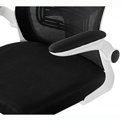 Фото Стілець комп’ютерний Аеро Office Чорний + Білий