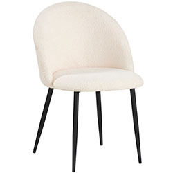 Стілець Плато Grace Чорний + букле Бежевий