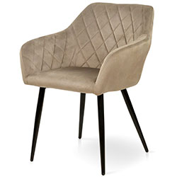 Стілець Акура Grace велюр Пісочний HLR-9