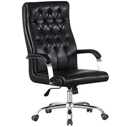 Фото Стілець комп’ютерний Лацио Office Чорний