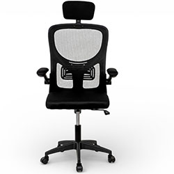 Фото Стілець комп’ютерний Тонус Office Чорний + Чорний
