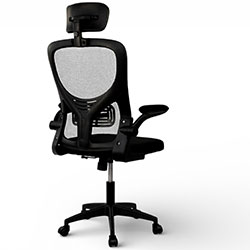Фото Стілець комп’ютерний Тонус Office Чорний + Чорний